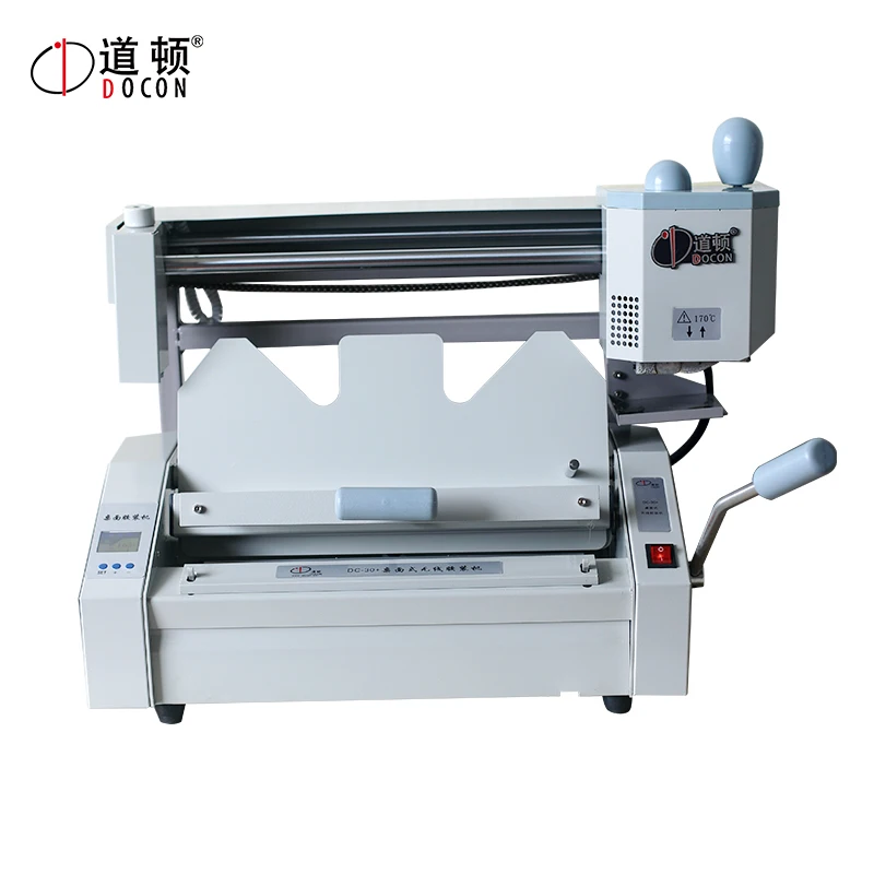 New Arrival Desktop Manual Glue Binding Hardcover Book Binder Machine