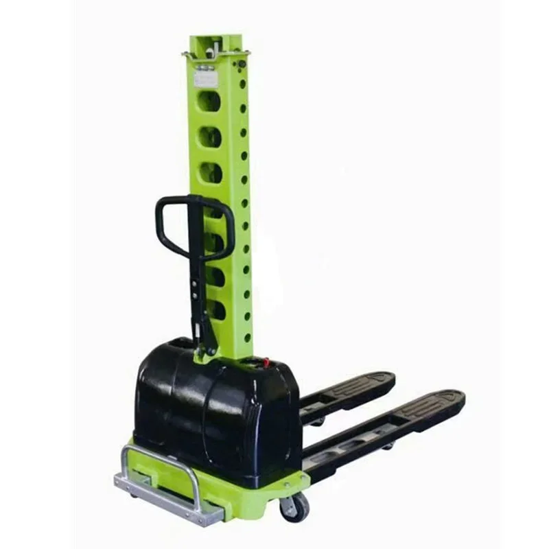 500KG/1000KG Electric Forklifts, Lifting Height 1.3 Meters, Semi-Electric Portable Self-Loading Stackers, Pallet Jac(Customized)