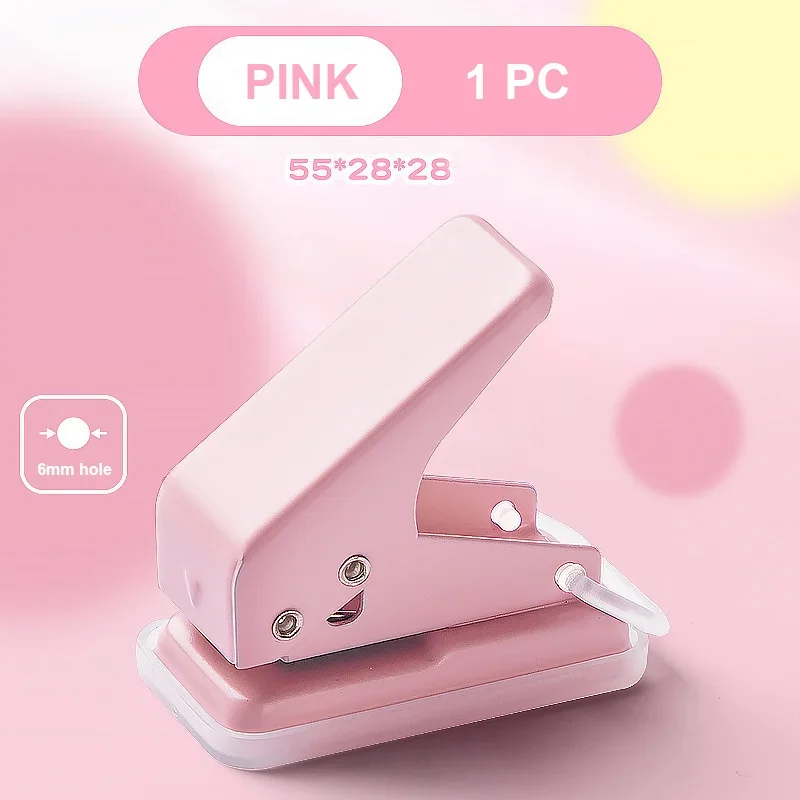 Mini Portable 1-Hole Kawaii Paper Punch image