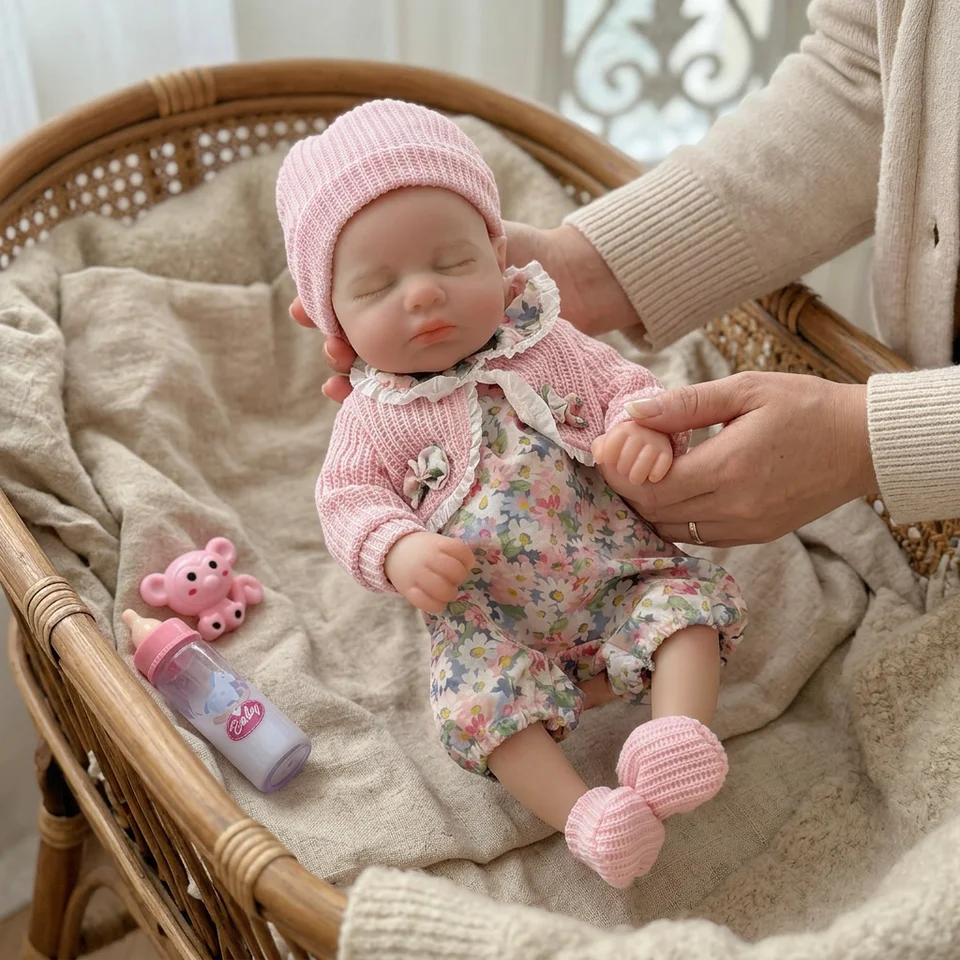 OtardDolls Loulou 口を開けることができるリボーンドールベビー全身