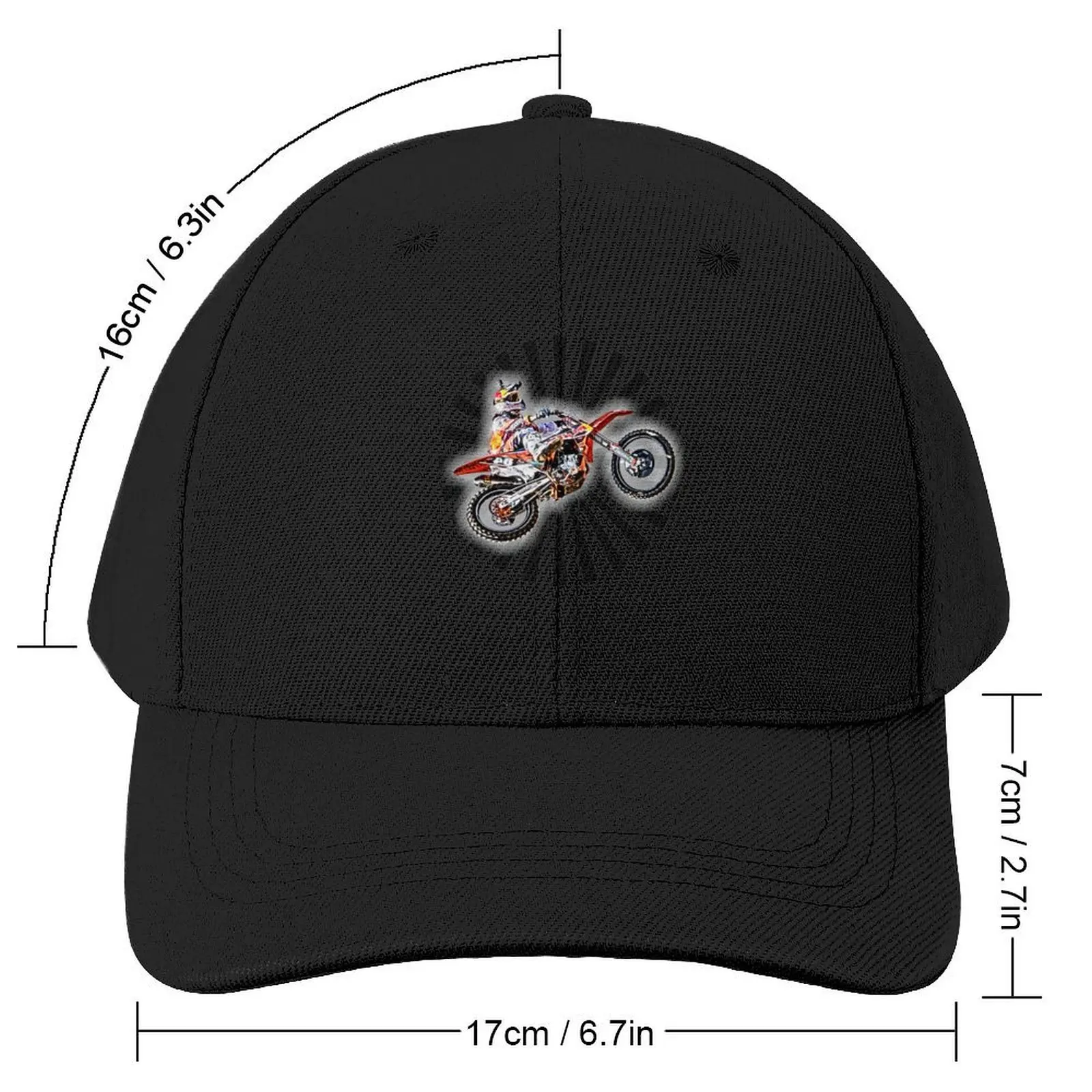 Dirt bike jump or motocross jump mx or motorcycle jump send it! Baseball Cap derby hat birthday Custom Cap Boy Women's