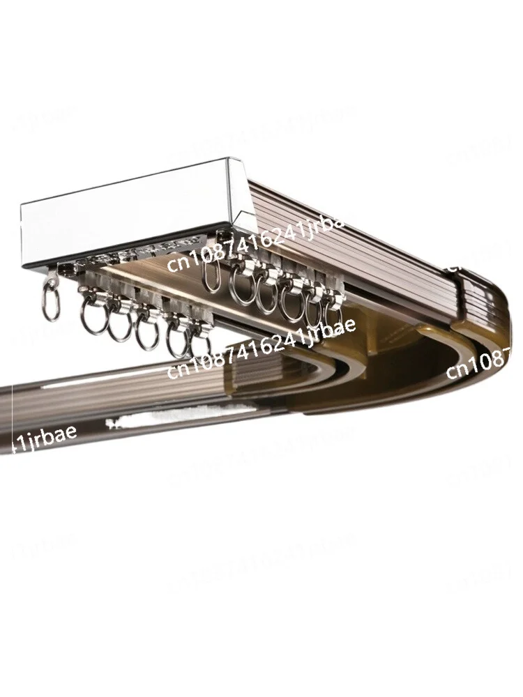 

No punching folding rod shower curtain bathroom invisible partition toilet waterproof mildew-proof retractable (no curtain)