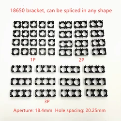 10/20/50/100PCS 18650 Batterie Halter Sicherheit Anti Vibration Halter Halterung Li-Ion Zelle Halter Zylindrischen Kunststoff fall