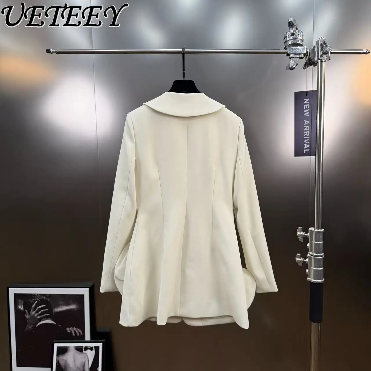 2026 الربيع ضوء فاخر أنيق نمط ثلاثية الأبعاد زهرة السترة معطف الراقية يشعر مزاجه المرأة تنوعا بلون دعوى #5