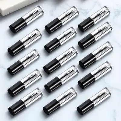 หลอดมาสคาร่า 20 ชิ้น ขนาดเล็ก ใส รีฟิลได้ พกพาสะดวก อุปกรณ์สำหรับช่างต่อขนตา  ภาชนะขนาดเล็ก ป้องกันการรั่วซึม สำหรับครีมขนตา