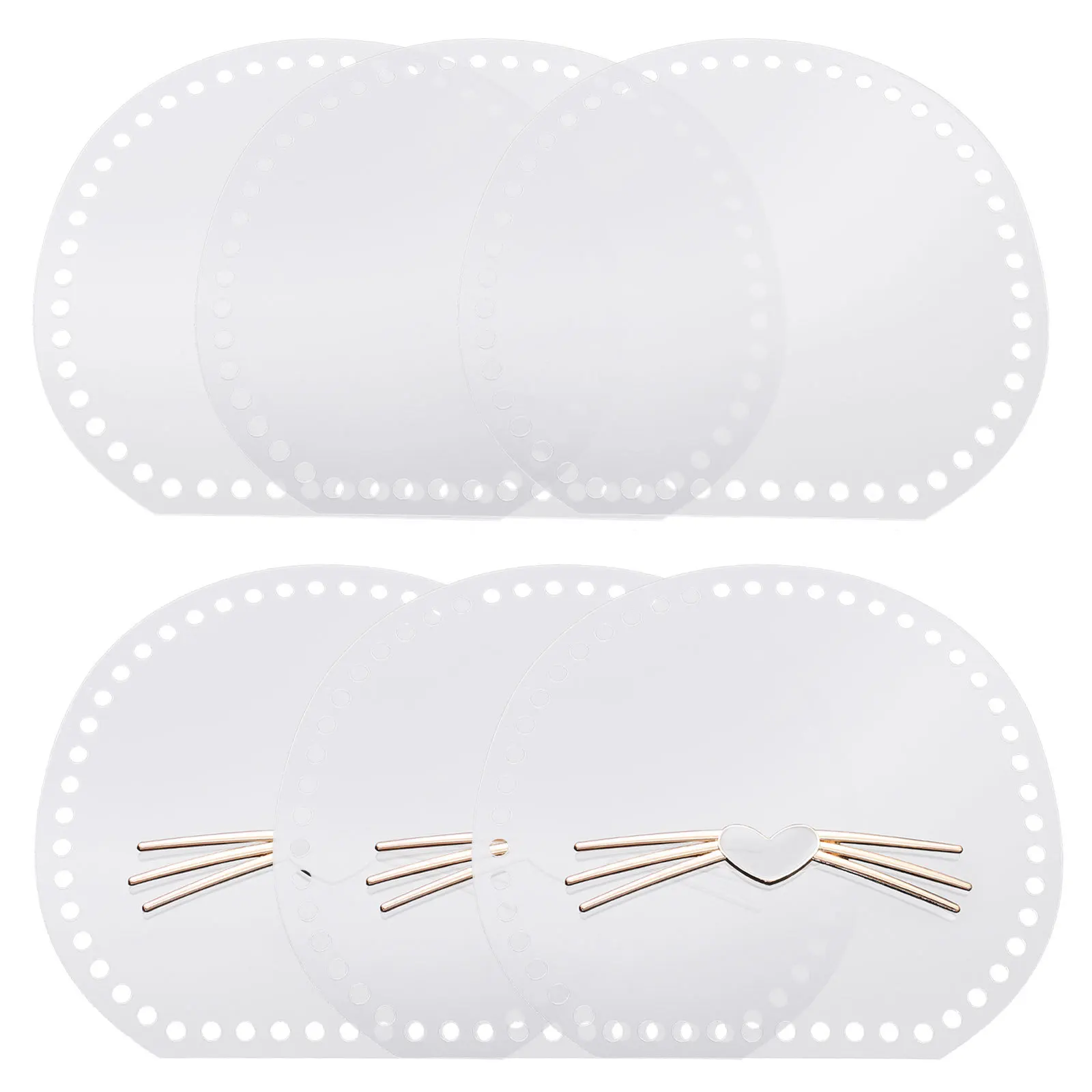 

1Set Cat's Whisker Acrylic Weaving Board for DIY Braided Bag Transparent Handmade Bag Craft Material with Protective Film