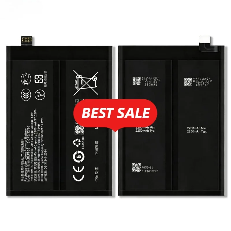 BLP855 for OPPO Reno6 Pro 5G/Find X5 Lite/Reno 8 5G Phone Battery 0 Cycle High Capacity Battery Replacement Bateria  with Tools