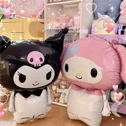 Sanrio balão kawaii anime kuromis my melodys cinnamorolls festa de aniversário decoração balões jumbo menina coração bonito foto prop