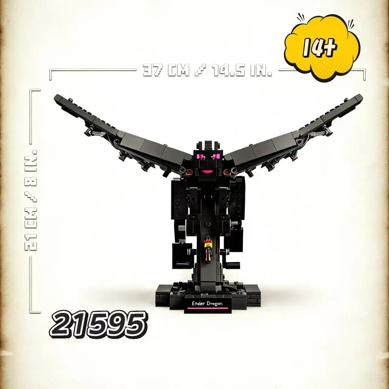 Hot Sale In Stock: Moc Ender Dragon puzzle toy, 710-piece building block set, a gift suitable for boys and girls