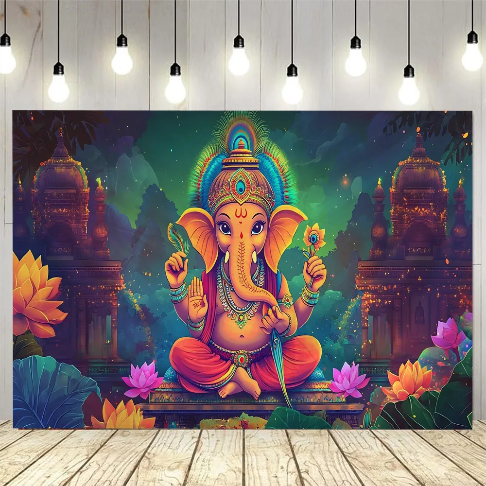 

3D mural, elephant print, tapestry, mandala geometry, fractal art, wall hanging, bohemian hippie background, home decoration