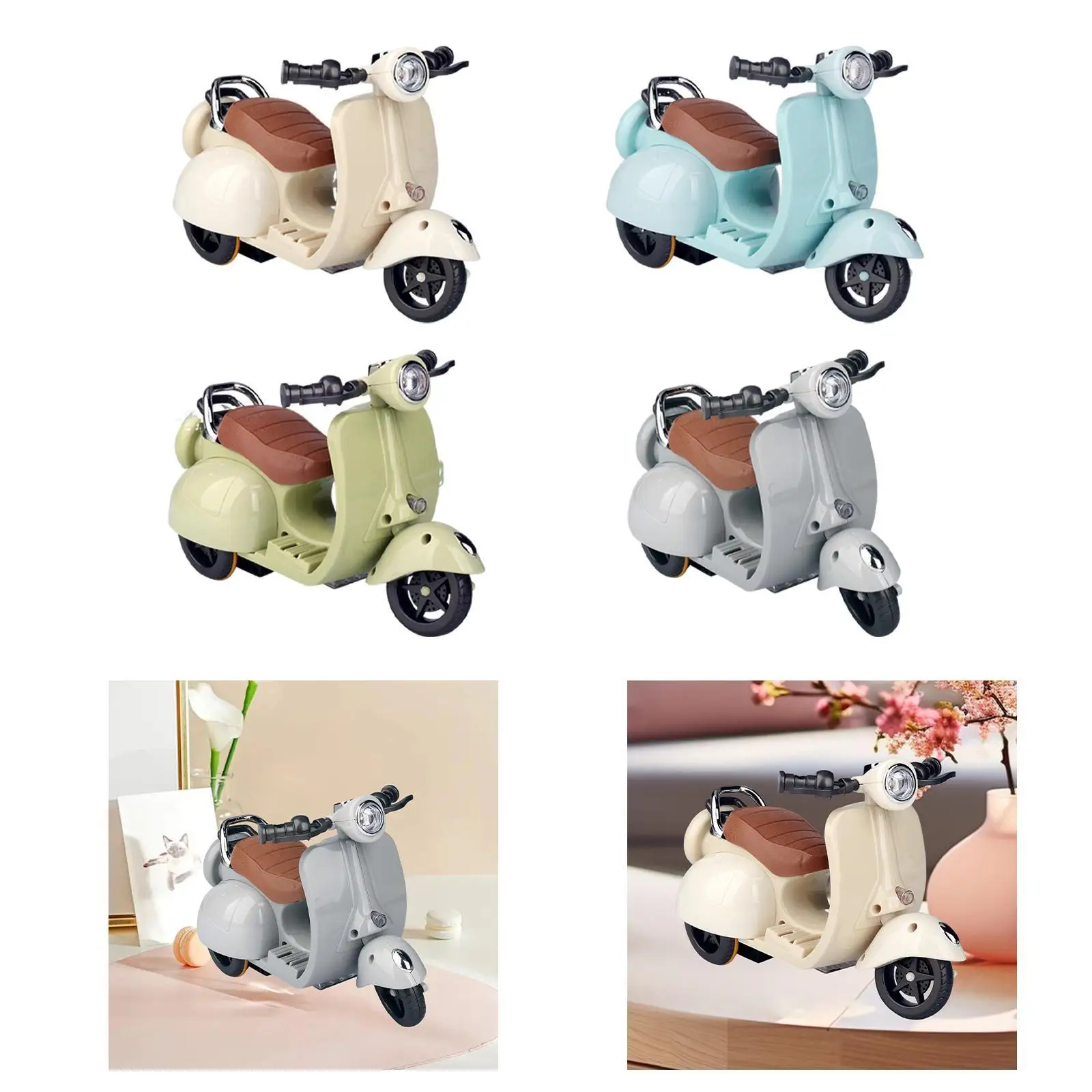 Motorrad Spielzeug Heimtierbedarf Landschaftsbau Elektrisches Spielzeug Geschenk für Sammler Cartoon Figur Ornament Puppe Zubehör Foto Requisite