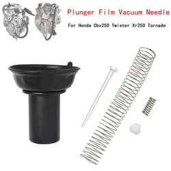 Carburetor Repair Kit Plunger Film Vacuum Needle For Honda Cbx250 Twister Xr250 Tornado