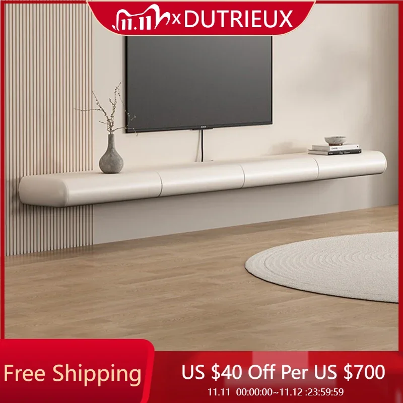 

White Cream Tv Table Storage Universal Organizer Hallway Hotel Cute Room Decor Tv Stands Beauty Muebles Living Room Decoration