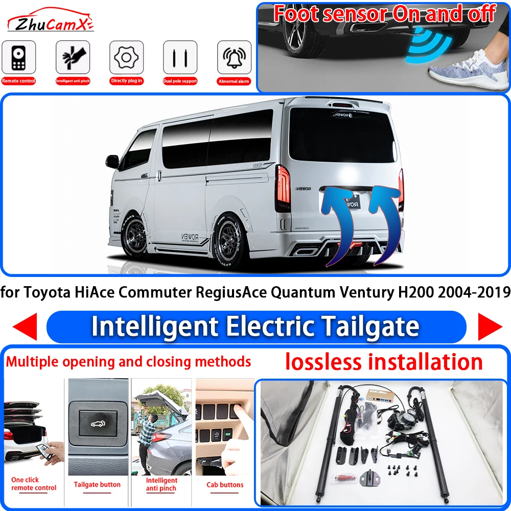 

for Toyota HiAce Commuter RegiusAce Quantum Ventury H200 2004-2019 Power Liftgate Electric Suction Tailgate Tail Gate Lift Strut