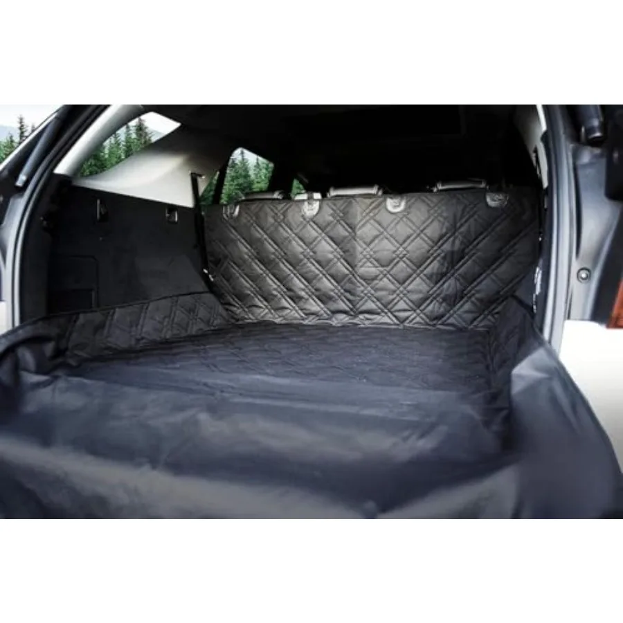 

Bulldogology SUV Cargo Liner for Dogs 55"x106" Heavy Duty Pet Trunk Cargo Cover - Dog Car Seat Cover Waterproof Nonslip - Dog H