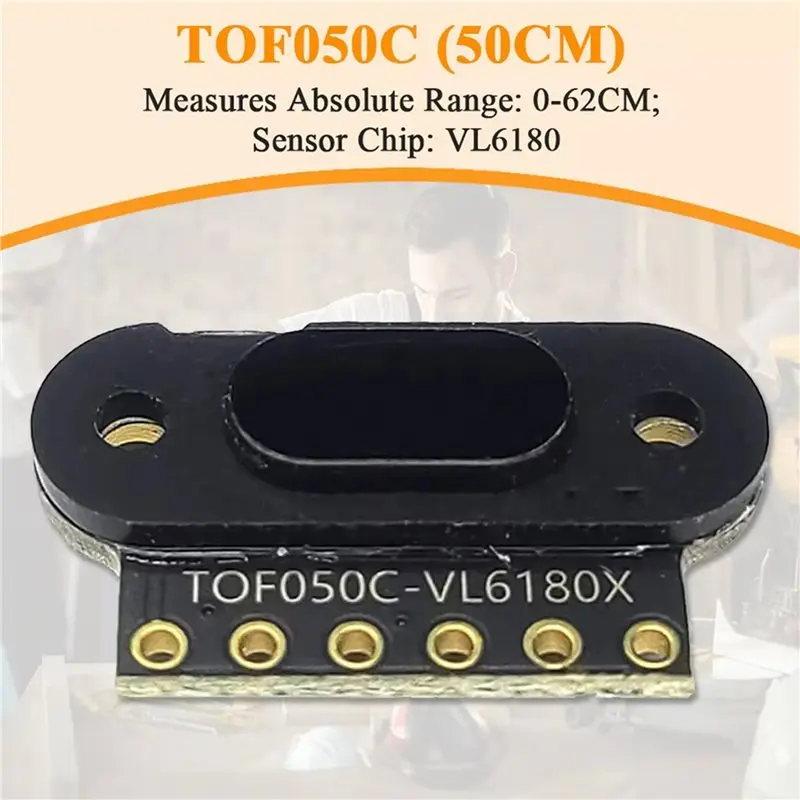 ABGI-4X Laser-Entfernungssensor-Modul für STM32, misst Flugdistanz bis 50 cm, I2C-Ausgang TOF050C – Detail 5