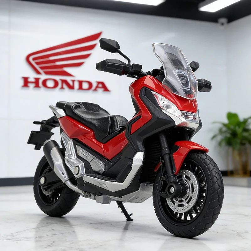 

Коллекционная модель мотоцикла WELLY 1/18 Honda X-ADV, литая под давлением, с амортизатором, внедорожный мотоцикл-игрушка