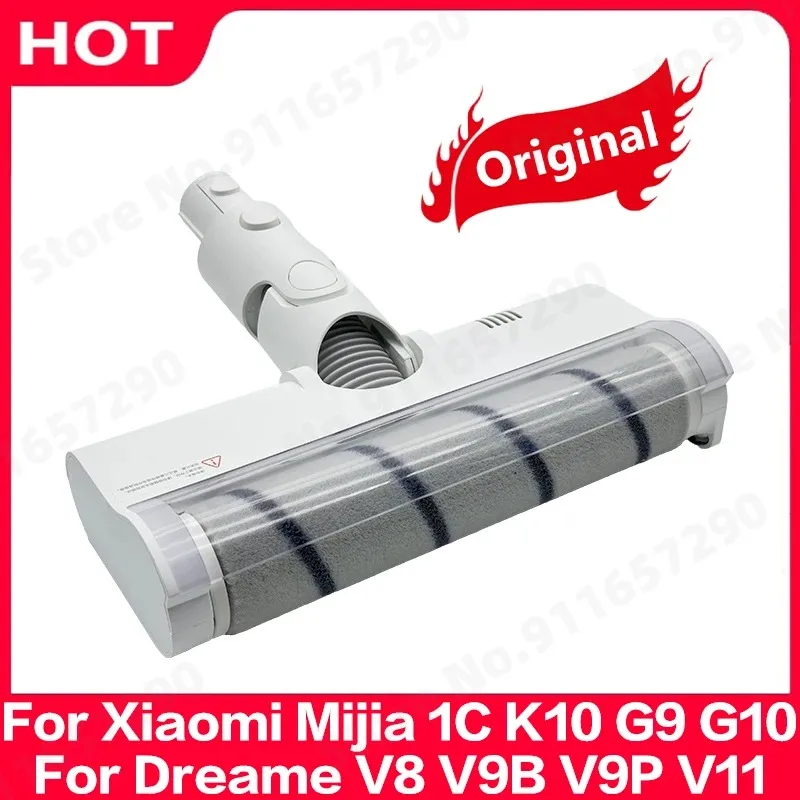Electric Brush Head Spare Parts for Xiaomi Mijia 1C K10 G9 G10 Dreame V8 V9B V9P V11 Carpet Brush Vacuum Cleaner Accessories