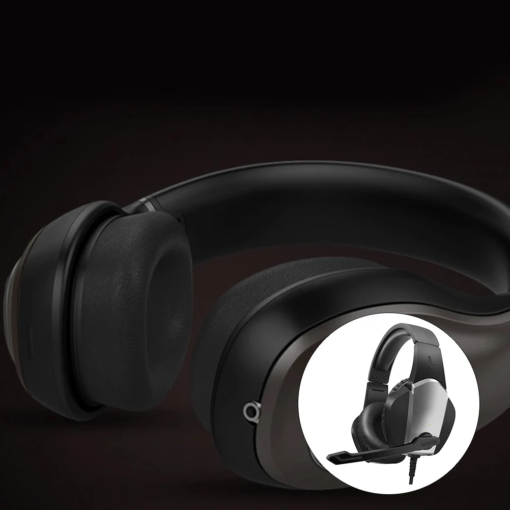 

1pc Gaming Headset Stereo Earphone LED Light Adjustable Mic Comfortable Headb Soft Cushion Surround Sound PC Gaming Headphones