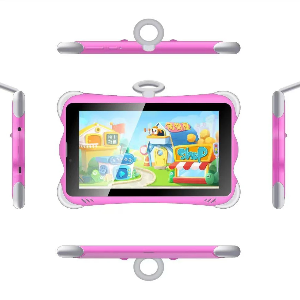 Export 7inch Kids Tablet Pc Android 2SIM 7 inch 1+8G Android tablet PC 3G call +WiFi Children's toy + Android tablet