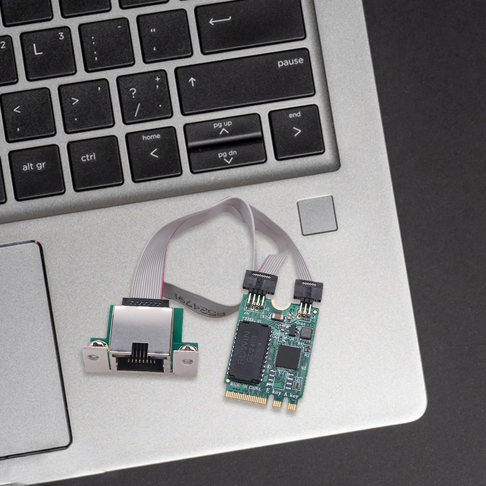 

Сетевой адаптер M.2 Gigabit LAN 2.5G/1000/100 Мбит/с, сетевая карта M2 RJ45 на чипе RTL8125BG, для шины PCIE, Mini PCIE