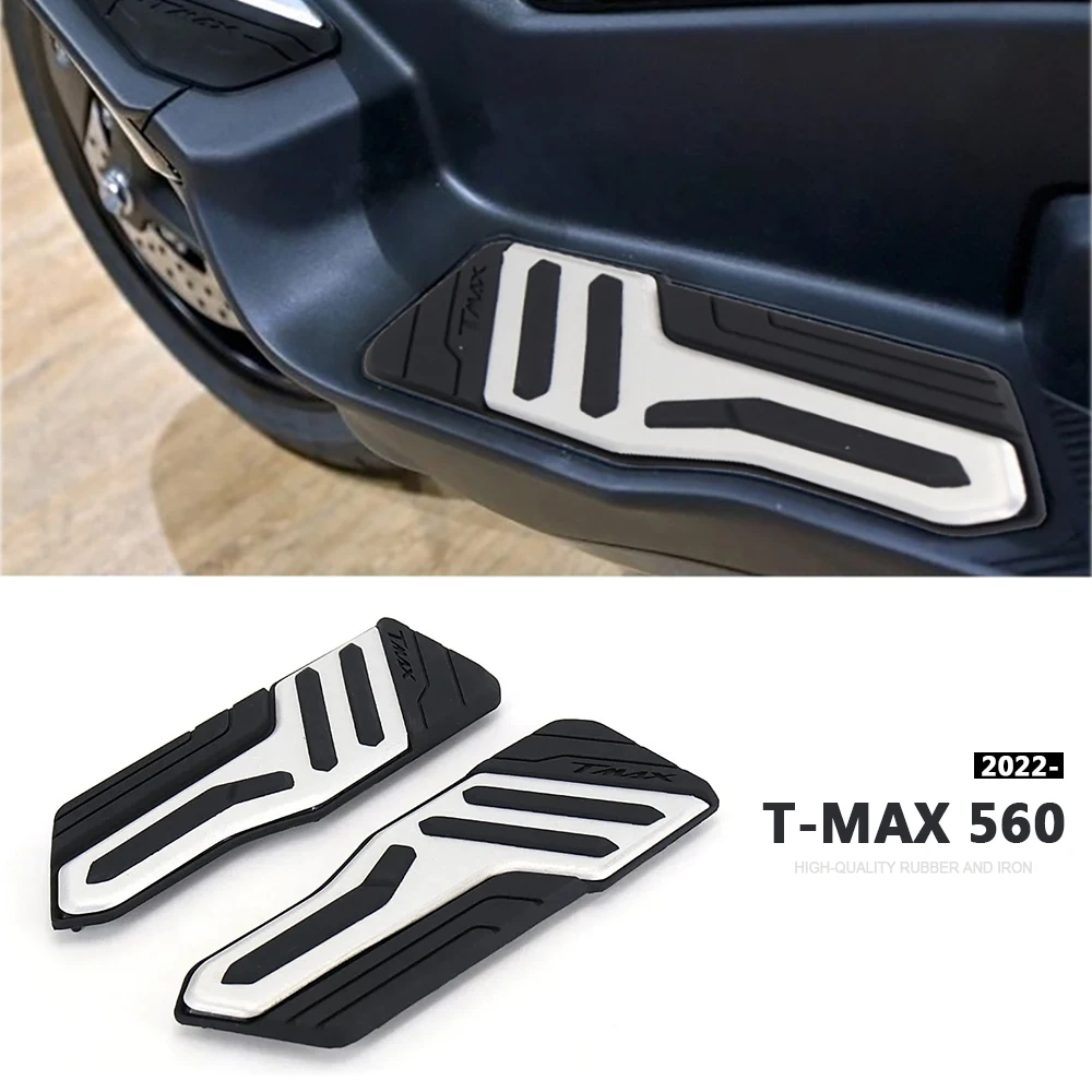 

NEW Motorcycle Black Foot Pegs Footrests Footboard For Yamaha T-MAX 560 TMAX560 T-MAX560 TMAX 560 2022 2023 2024 2025 Pedals