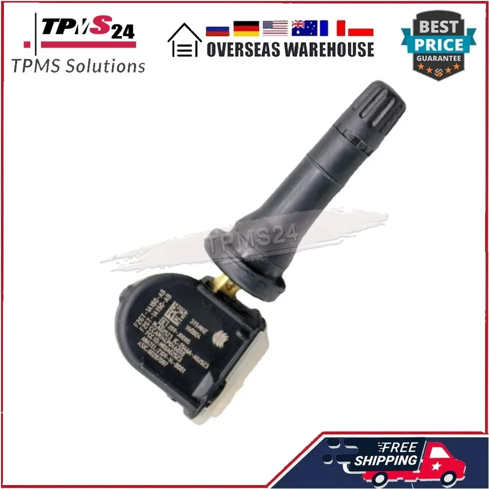 4 قطعة TPMS مراقبة ضغط الإطارات الاستشعار F2GT-1A180-AB ل 2015-2018 فورد إيدج غالاكسي F-150 موستانج اكسبلورر 315MHZ F2GZ1A189A