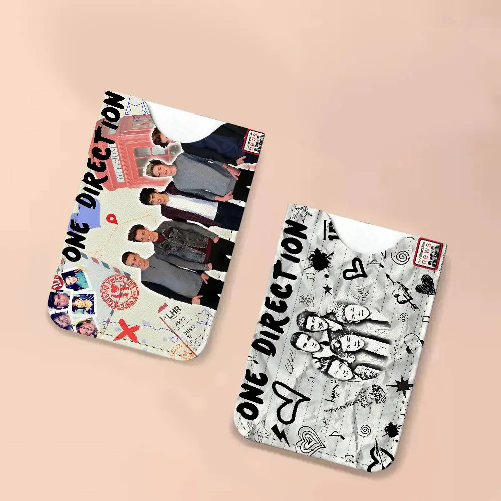 O-One Band Directions Music Card Protect Credit Bank Card Holder Case Slim Wallet Protector for Men Travel Shopping