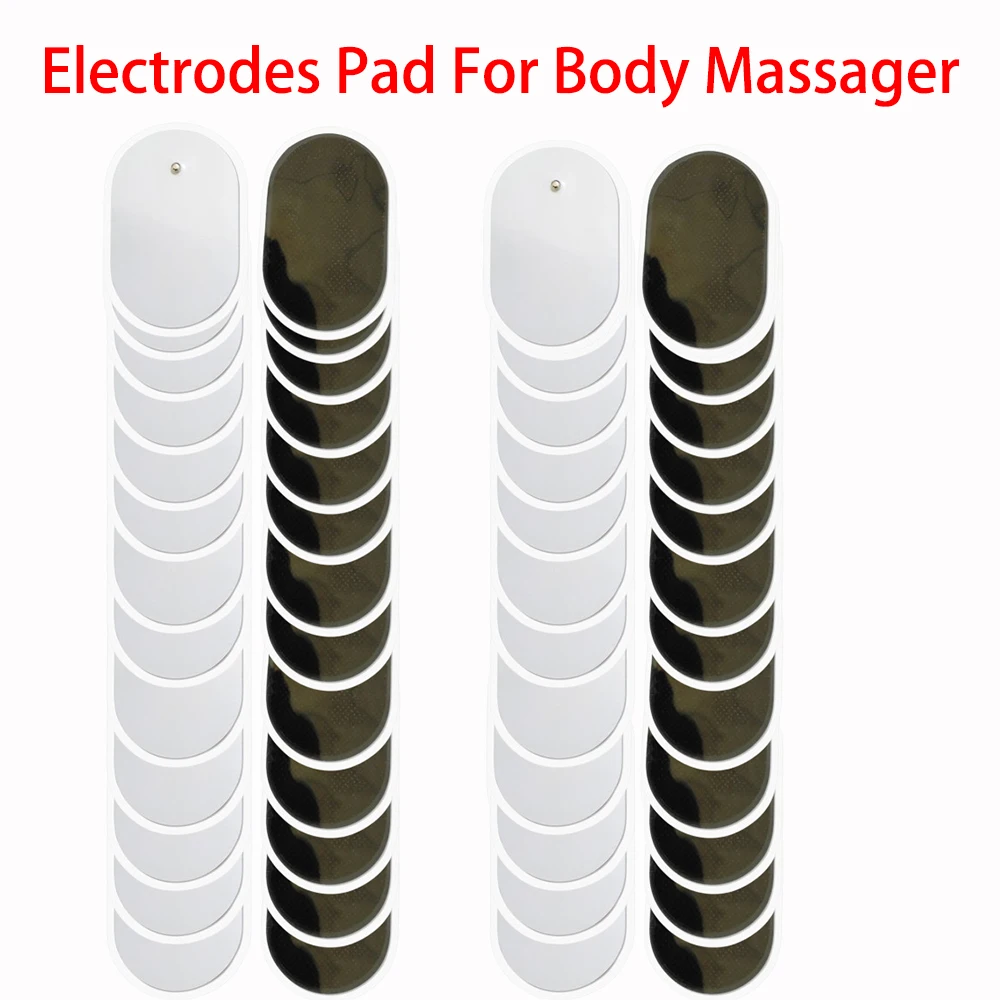 4p/50pcs Electrode Pads Gel For Tens EMS Pulse Massage Patch Muscle Stimulator Sticker Physiotherapy Machine Body Massager Patch