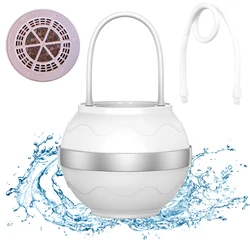 Bath Ball Filter Purifier Shower Water 8 Stages Filtration Portable Bathtub Filtering Removes Chlorine For Healthier Skin & Hair