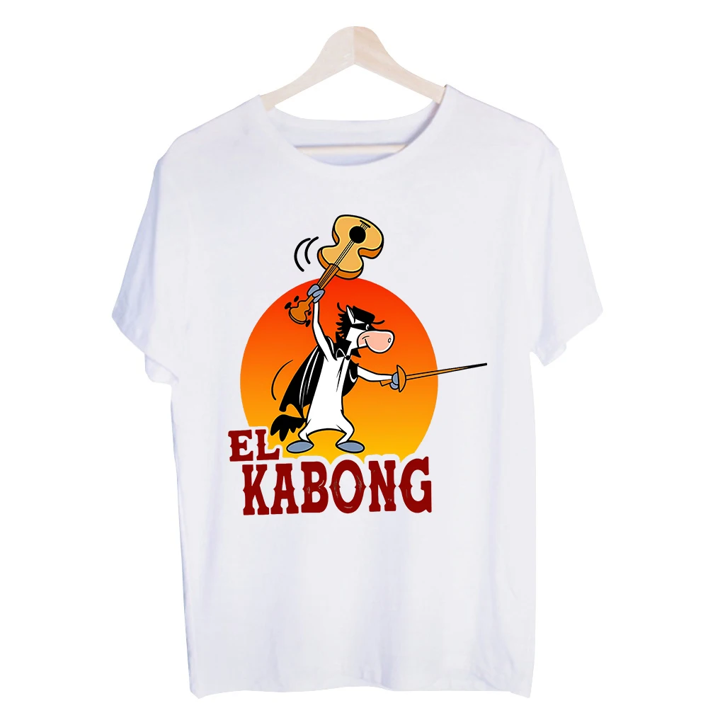 Men's Cow with Guitar and Sword Graphic Tee, Short Sleeve Crew Neck T-Shirt for Casual Daily Wear and Street Style
