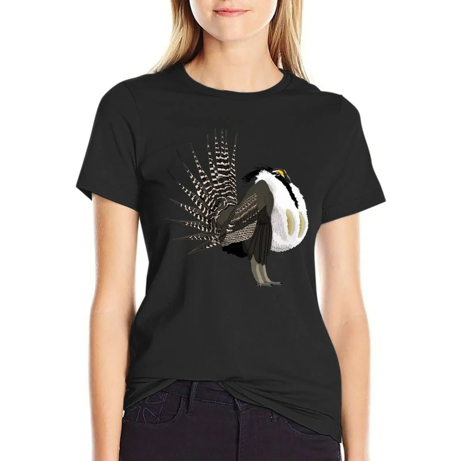 

Gunnison Sage-Grouse (support the Bird Conservancy of the Rockies) T-Shirt customizeds womans clothing