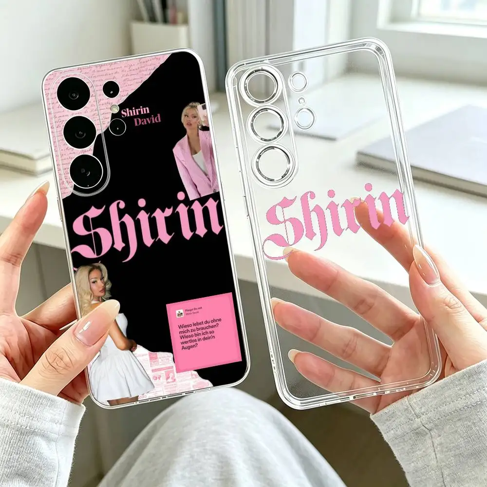 German Singer Shirin David  Phone Case For Samsung S25,S24,S21,S22,S23,S30,Ultra,S20,Plus,Fe Transparent Cover Gift