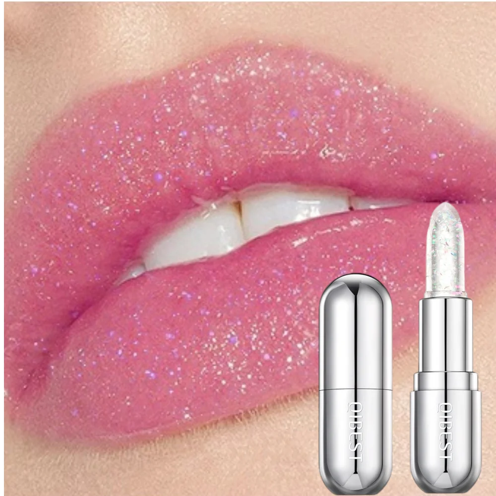 QIBEST 4 ألوان تفتيح خطوط الشفاه وتمنع الجفاف وتكسير أحمر الشفاه المتغير اللون أحمر الشفاه الدافئ #1