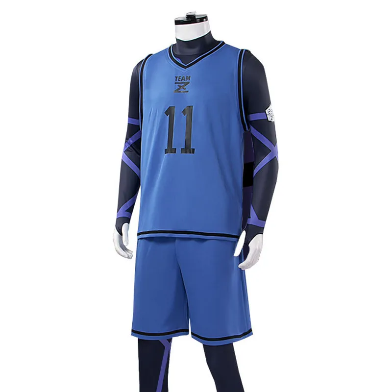 Anime Blue Lock Isagi Yoichi Cosplay Costume Football Training Uniform Bodysuit Halloween Christmas Party Clothes