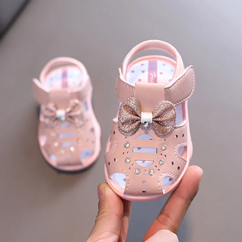 Summer Kids Sandals Cute Boy Non-slip Rubber Soles  Lovely Princess Shoes Elegant Comfortable   Non-slip Rubber Soles Lovely