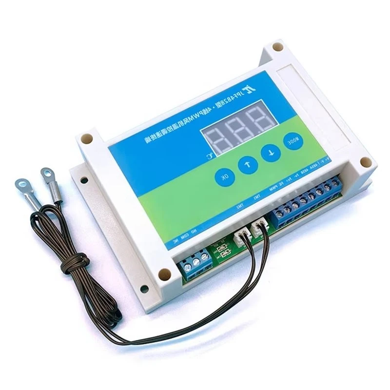 AU61-485 Stepless Speed Change Module Cabinet Fan Controller Chassis Cabinet,12V/24/48V Fan Control,485 Stepless Speed Change