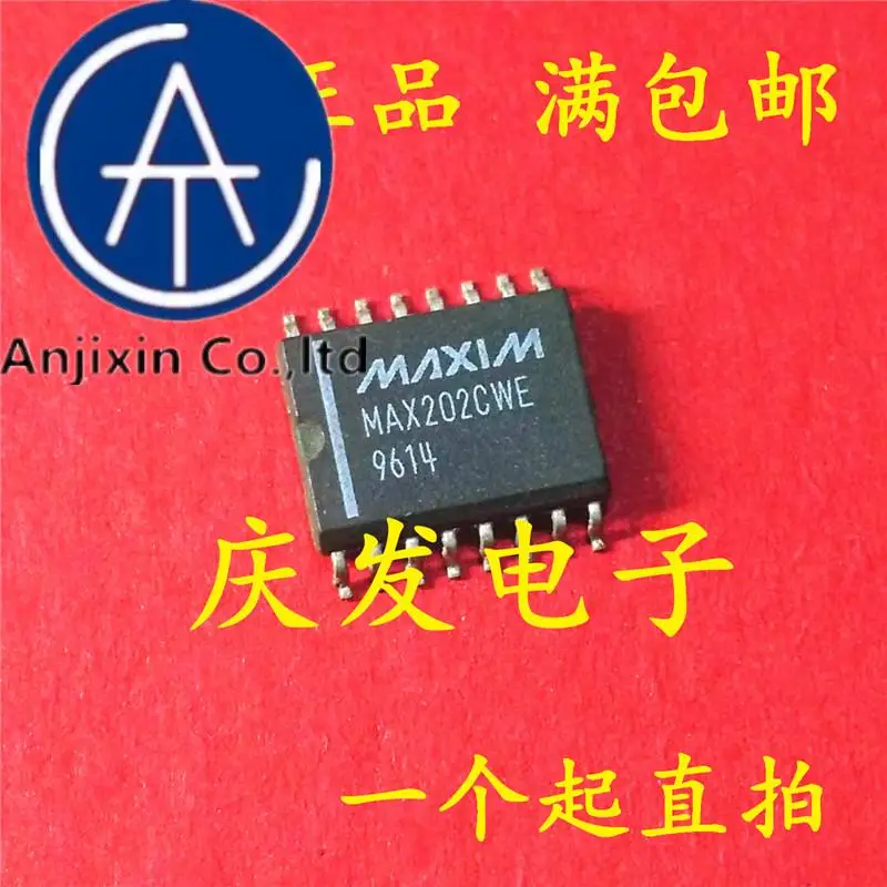 10pcs 100% orginal new in stock  MAX202CWE MAX202 SOP-16 wide body 7.2MM