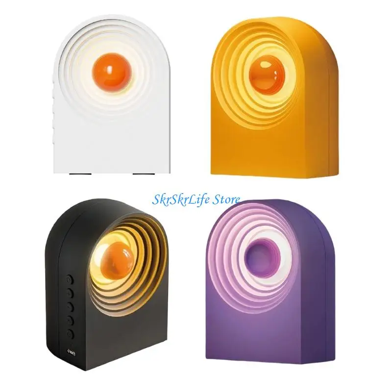 

E65E Wireless Double Speaker White Noise Machine Rechargeable Night Light Meditations