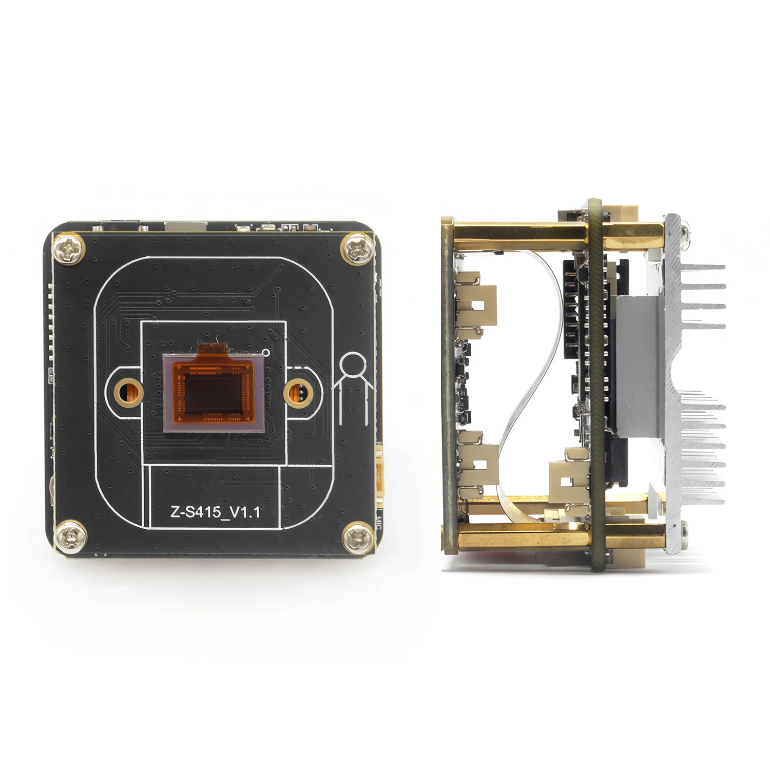 DV500 8MP IMX415 30FPS 4K Low Light AI Denoise Camera Module 120dB Dynamic Range POE CCTV camera module H.265 Compression