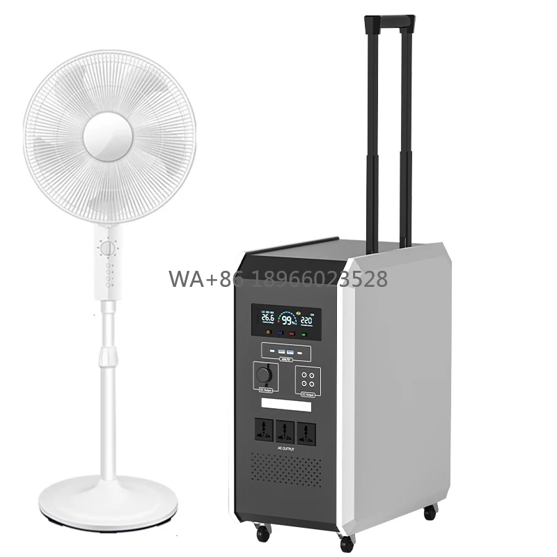 

Портативная солнечная электростанция 2 кВт для кемпинга, автодома, рыбалки и путешествий, беспроводная, с накопителем солнечной энергии, для использования на улице