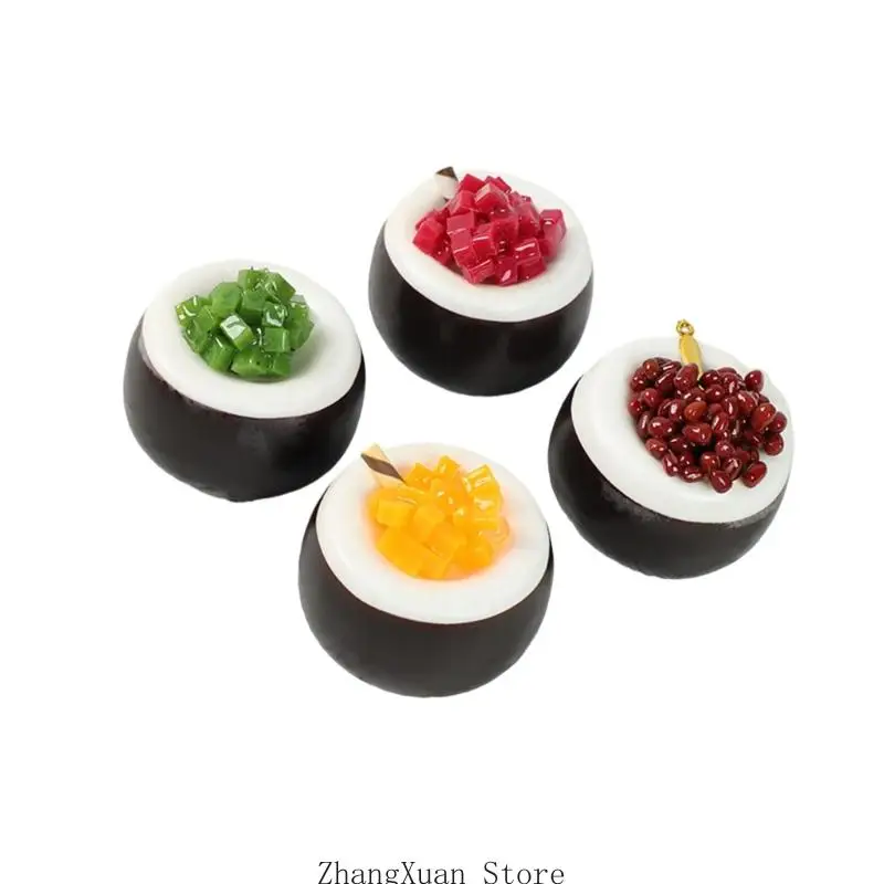 Künstliches Dessertmodell-Set aus PU, Bäckerei-Themendekoration für Regalszenen, Geburtstagsfeiertische, Ladentheken und 3XUF – Detail 7