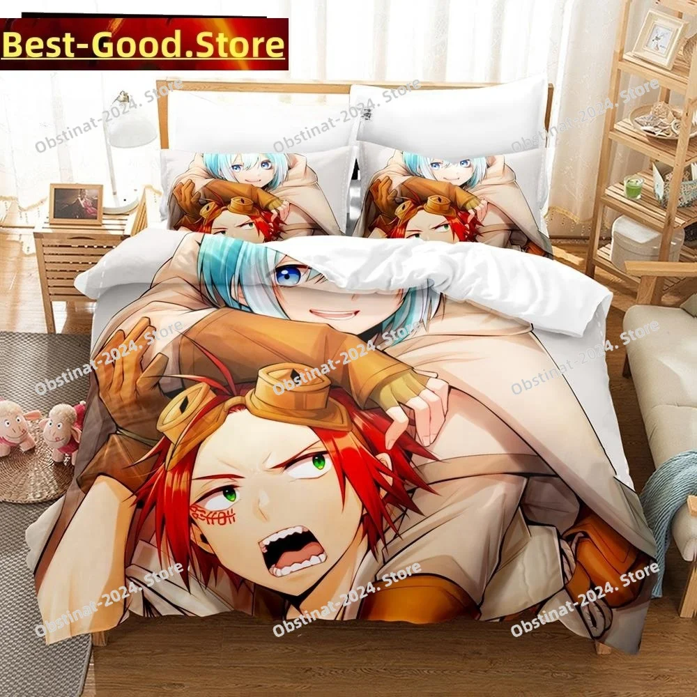 

3D Printed Anime Bed Sheet Sabikui Bisco Bedding Set Single Twin Full Queen King Size Bed Set Adult Kid Bedroom Duvetcover Sets