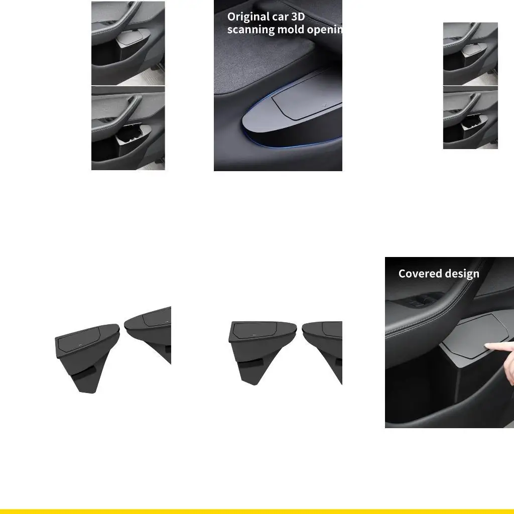 

SZCH Vehicle Door ABS Trash Can for Y 2025 Car Door Side Mounted Trash Can with Lid Leakproof