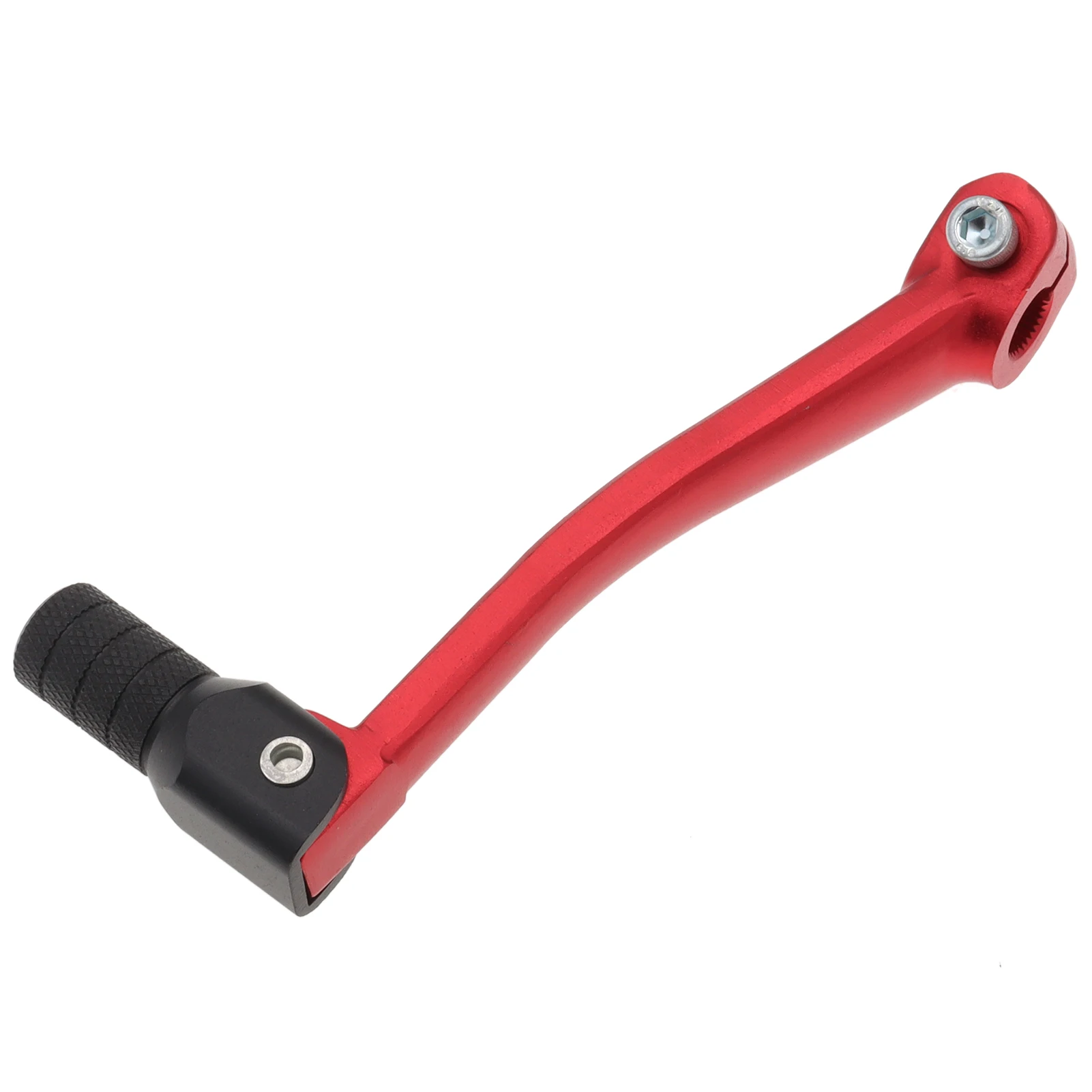 Black+Red Folding Aluminum Gear Shift Lever for 50cc-250cc Motorcycle Pit Dirt Bike ATV Quad Buggy image 6