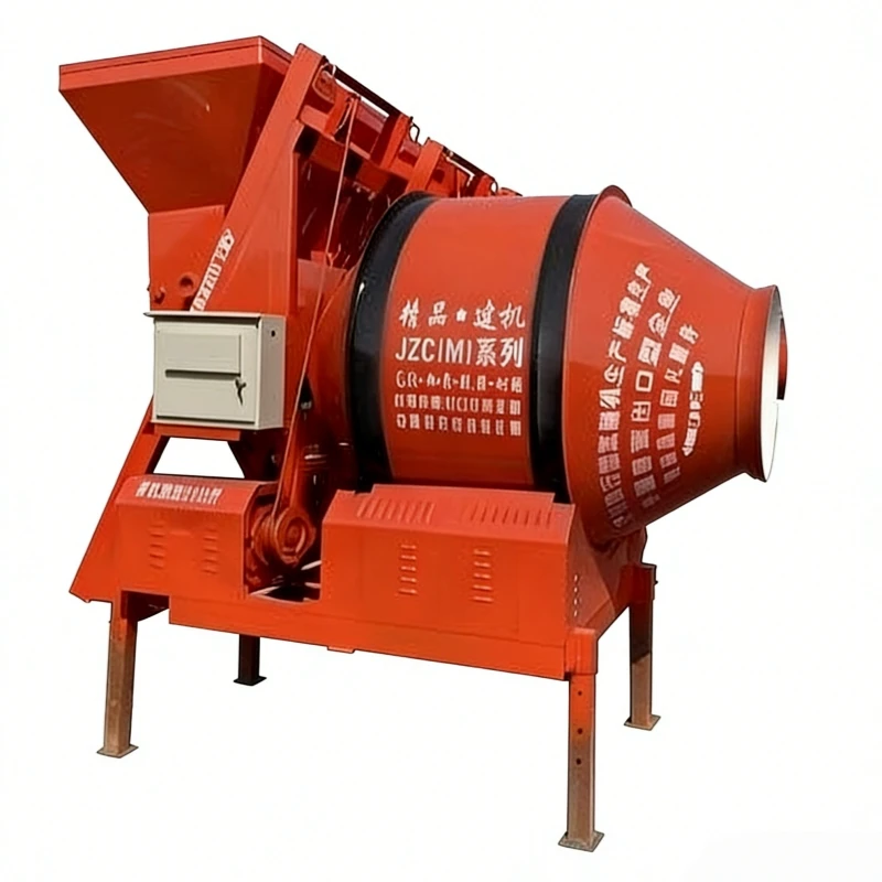 High Quality Diesel Mobile Ladder Mixer Convenient On-the-go Concrete Mixer High Efficiency And Low Energy Consumption