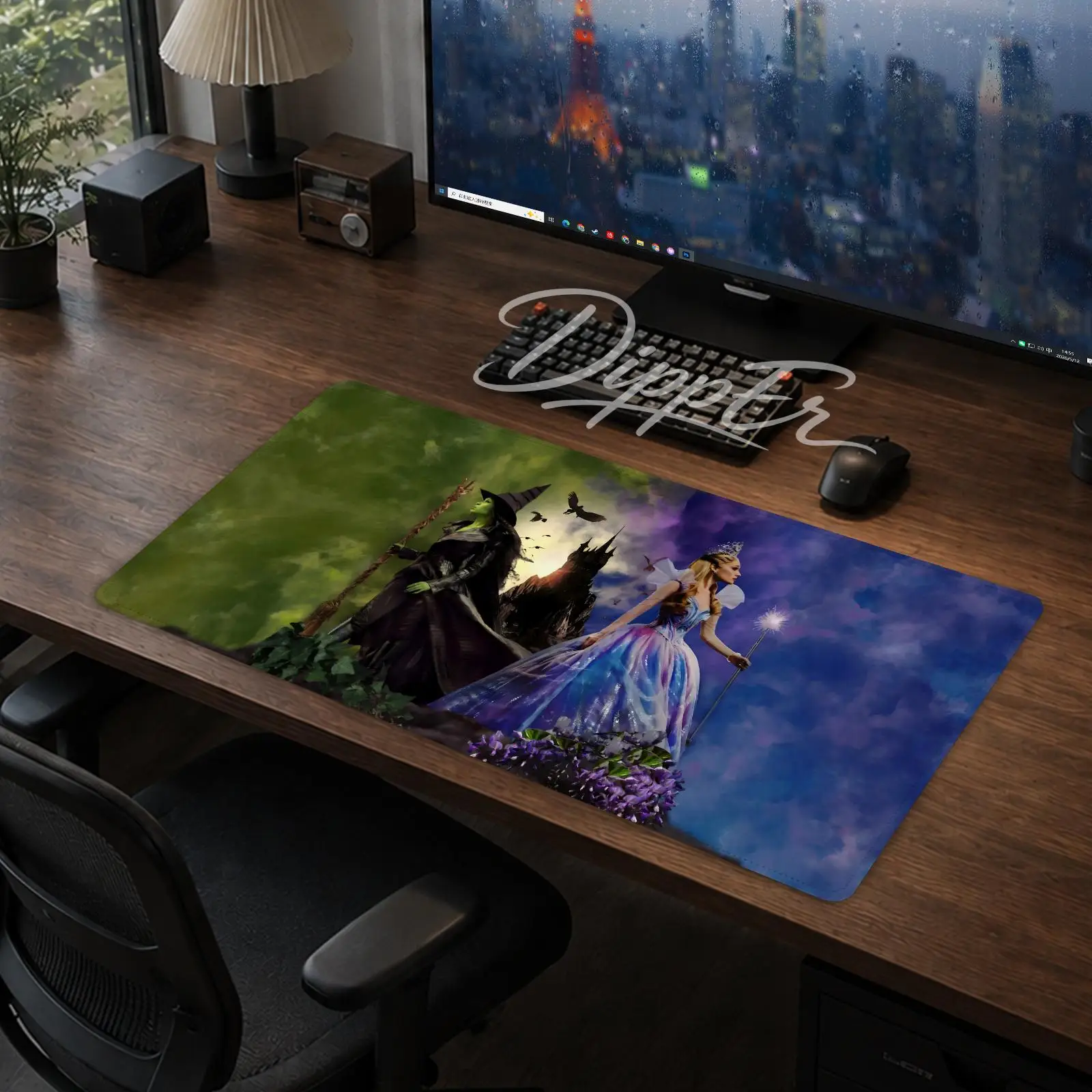 A-Wicked for Good Mouse Pad Office Large Desk Mat Gaming Mousepad Rubber Bottom Non-Slip Cushion 900X400
