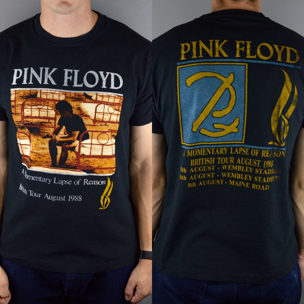 Y2k Vintage Street Hip-Hop T-Shirt Britische Rockband Pink Floyd T-Shirt Oversized Streetwear Harajuku Hochwertiges Unisex-T-Shirt – Detail 6