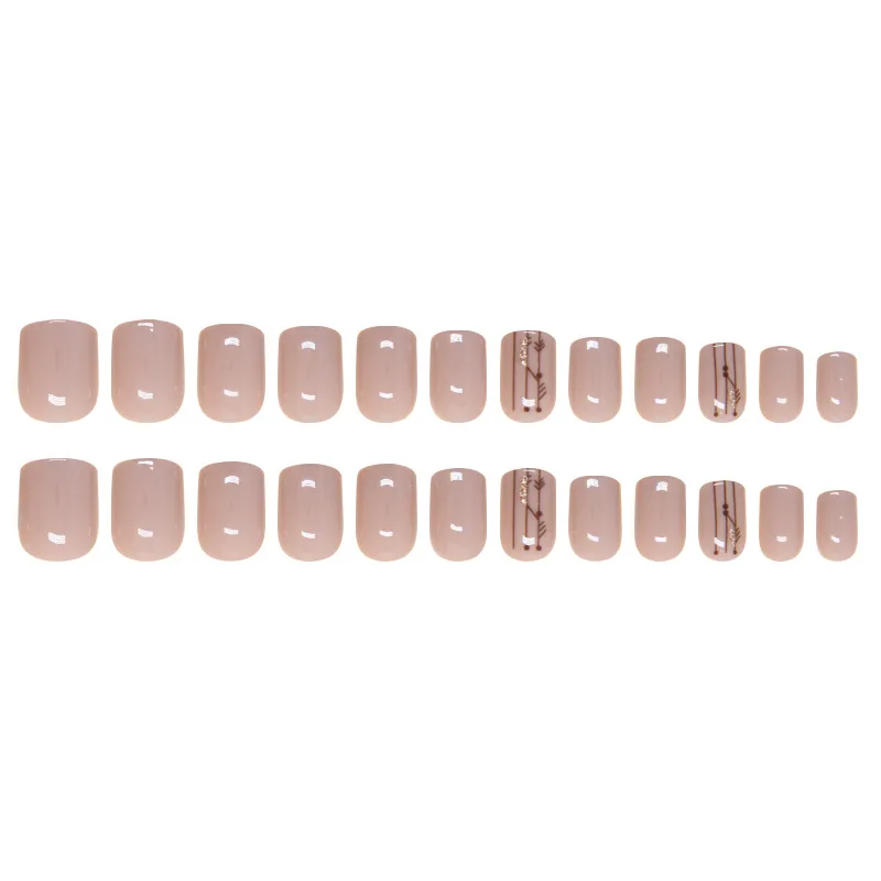 24 Pcs Simple Press on Nails Acrylic with Tools Solid Color Short Realistic Fake Nails for Gluing Artificial Stick on Nails 2024