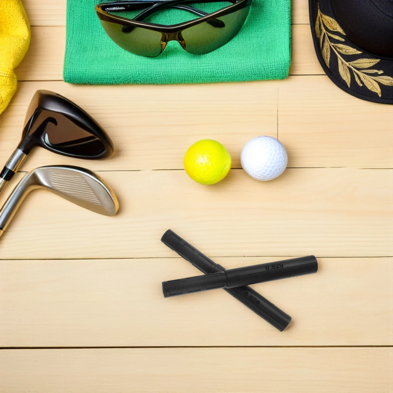 

1Pair Golf Clubs Shaft Extension Stick Carbon Fiber Lightweight Sturdy Increase Swing Distance Compatibility High